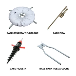 Base para banderas fly banners